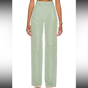 Aknvas O’Connor Light Green Wide-Leg Pants 6